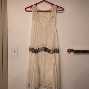 Free People White sleeveless Dress